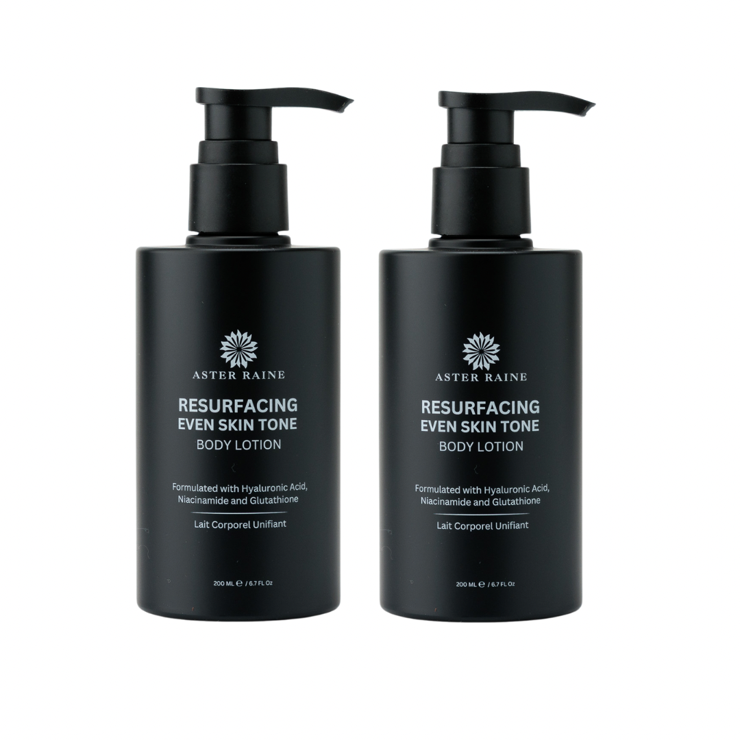 Resurfacing Even Skin Tone Body Lotion | 4% Niacinamide, Alpha Arbutin Aster Raine Resurfacing Even Skin Tone Body Lotion | 4% Niacinamide, Alpha Arbutin Aster Raine