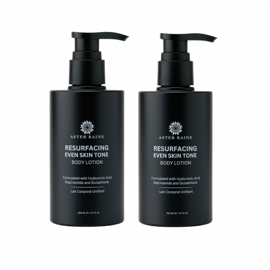 Resurfacing Even Skin Tone Body Lotion | 4% Niacinamide, Alpha Arbutin Aster Raine Resurfacing Even Skin Tone Body Lotion | 4% Niacinamide, Alpha Arbutin Aster Raine