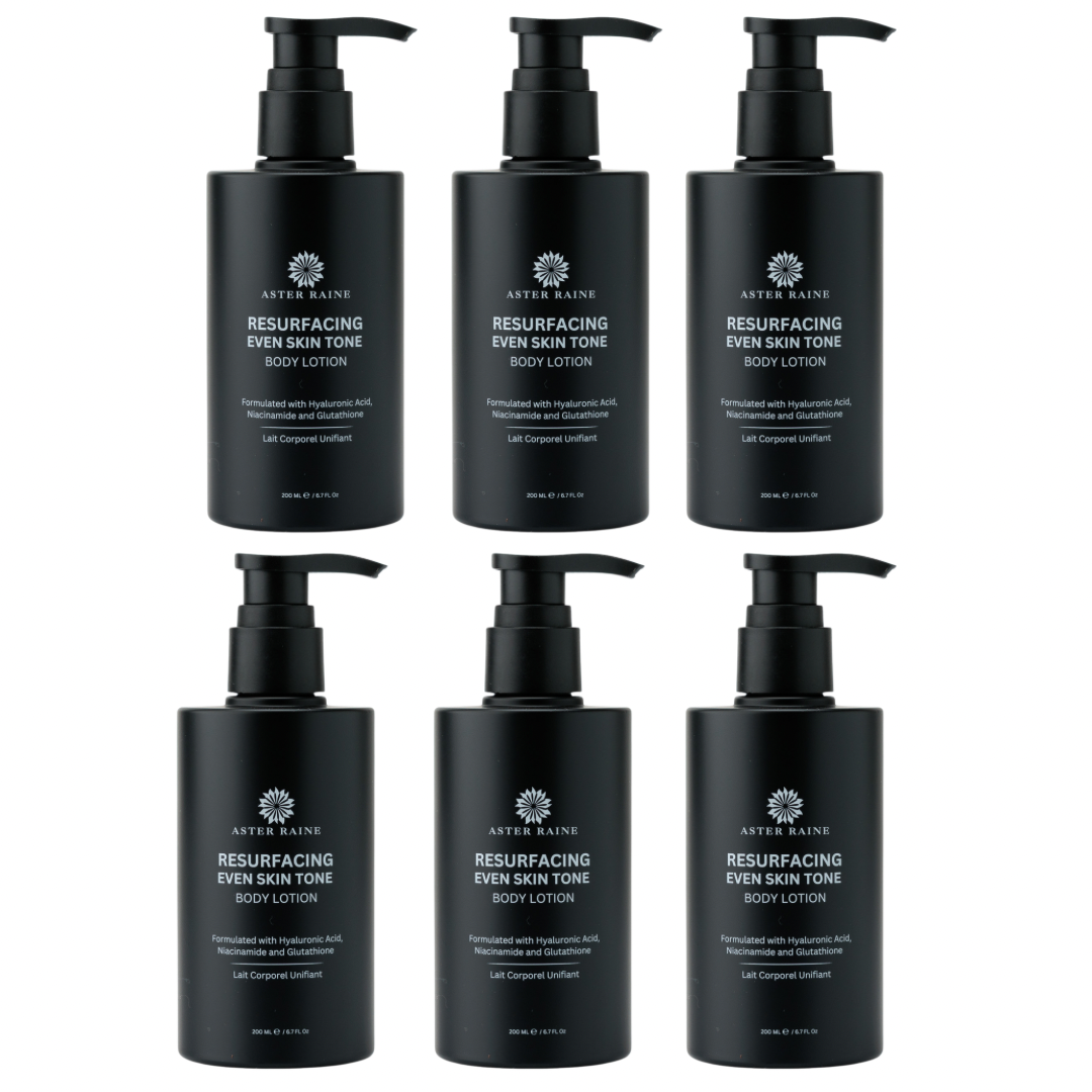 Resurfacing Even Skin Tone Body Lotion | 4% Niacinamide, Alpha Arbutin Aster Raine Resurfacing Even Skin Tone Body Lotion | 4% Niacinamide, Alpha Arbutin Aster Raine
