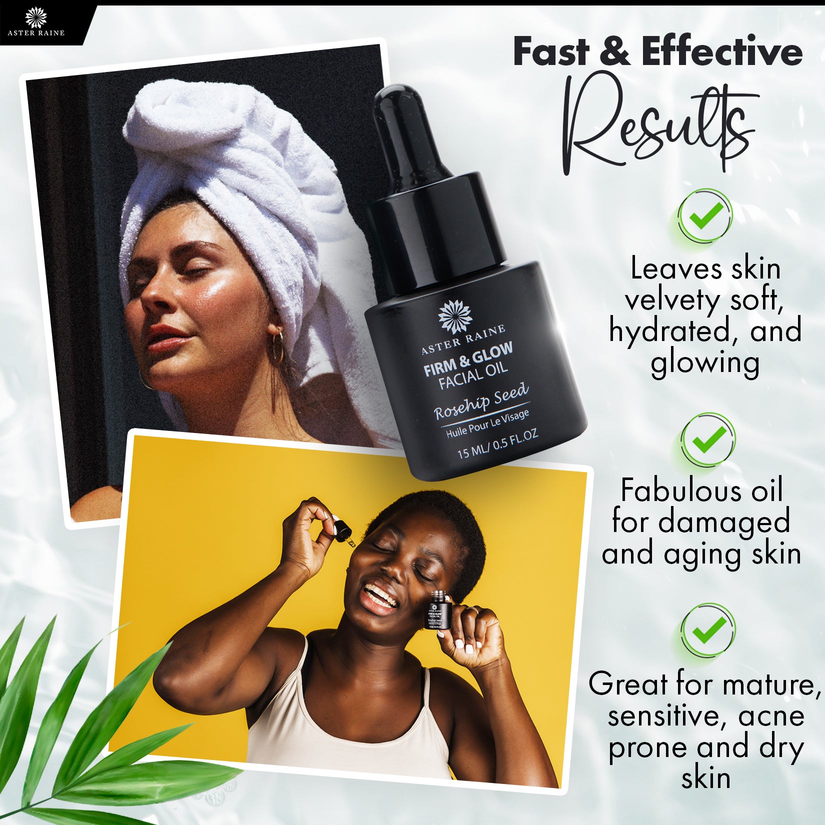 rose seed oil face Firm & Glow Facial Oil