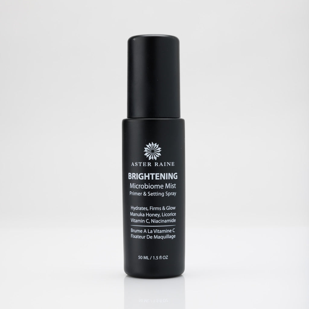 Brightening Microbiome Mist, makeup setting spray 